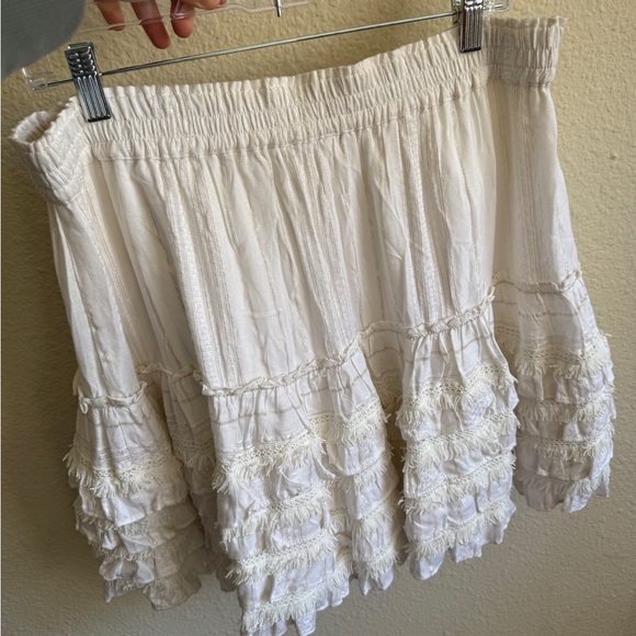 For The Republic Boho Ruffle Mini Skirt – Size L - Picture 5 of 11